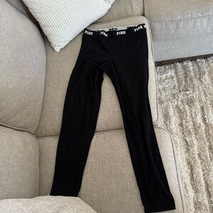 Victoria’s Secret PINK medium black leggings